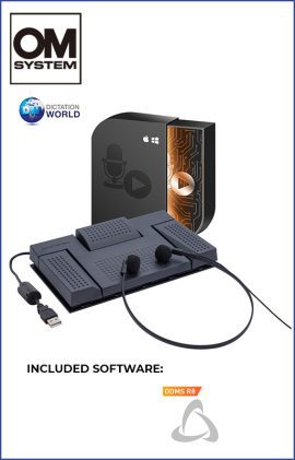 OM AS-2700 Professional Digital Transcription Kit with ODMS R8 s/w