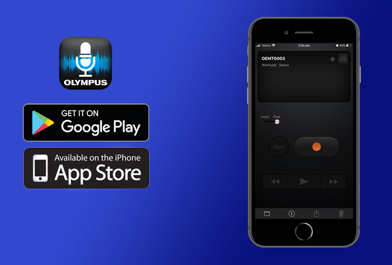 Olympus Dictation App Category